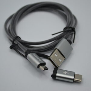 кабель для зарядки два в одном floveme micro usb и lighting