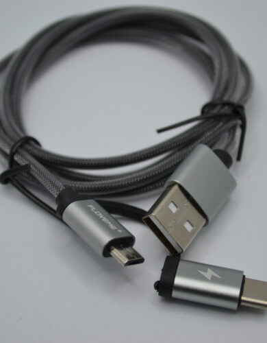 кабель для зарядки два в одном floveme micro usb и lighting